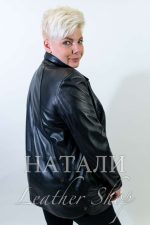 Дамско кожено яке Милица Black