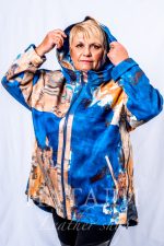 Кожено яке Ева Blue