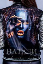 Ексклузивен кожен бомбър Аманда