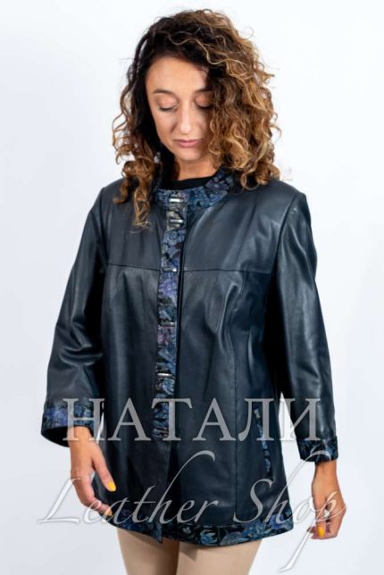 Кожено манто Нина