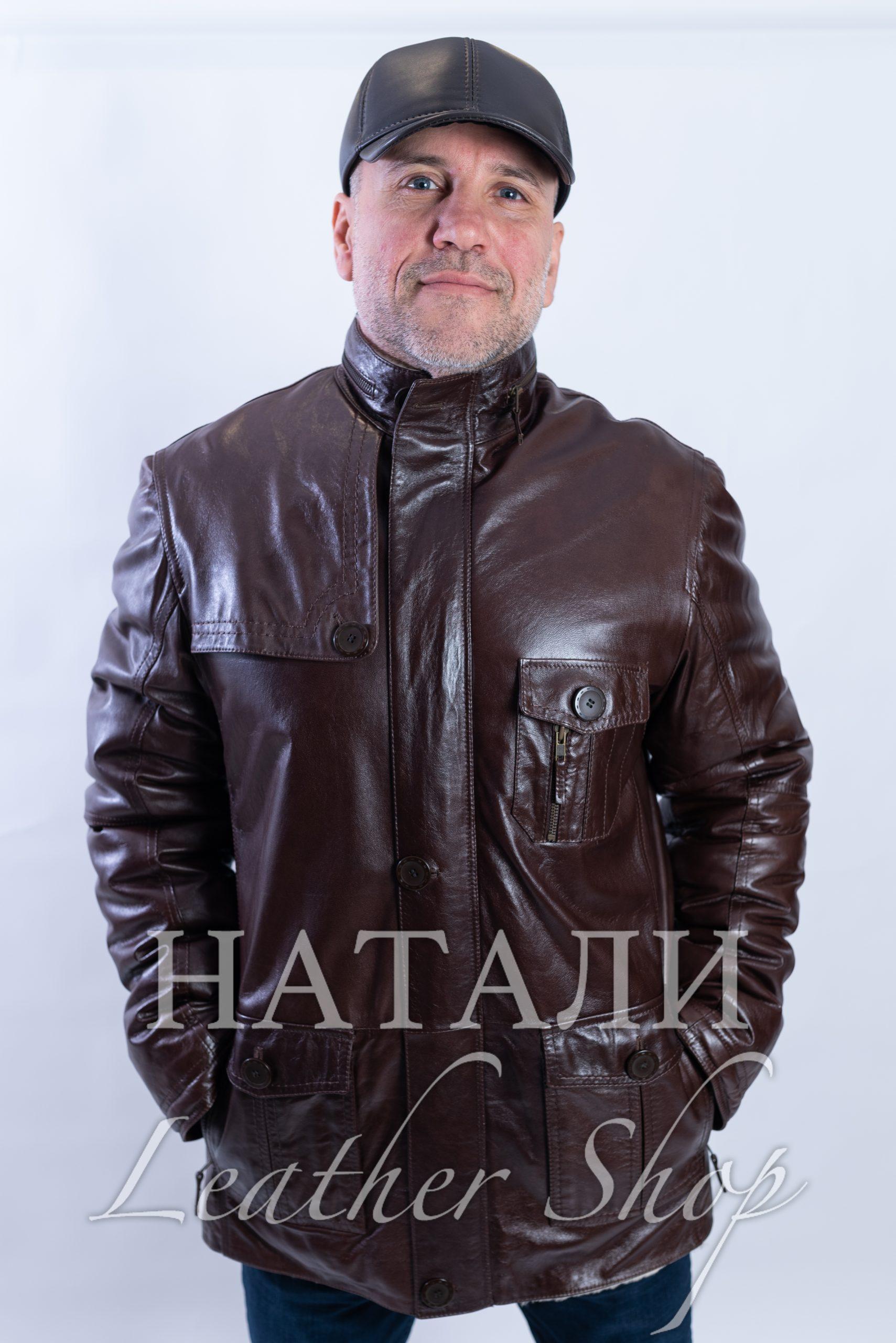 mazhki-kafyav-kozhuh-nino-01-scaled-1.jpg Мъжки кожух Нино Brown