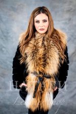 Дамско палто от чинчила Ася Black