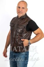 Стивън кожен елек