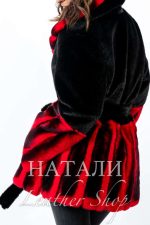 Дамско палто от чинчила Алина Red