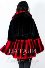 Дамско палто от чинчила Алина Red