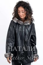 Двустранно кожено яке Марая с Чинчила