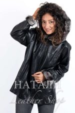 Двустранно кожено яке Марая с Чинчила