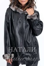 Двустранно кожено яке Марая с Чинчила