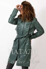 Дамско кожено манто Бранимира