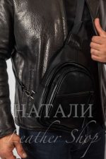 Мъжка кожена чанта Виктор