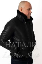 Мъжки кожух Ален Black