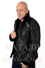 Мъжки кожух Ален Black
