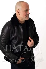 Мъжки кожух Ален Black