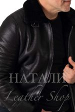 Мъжки кожух Ален Black