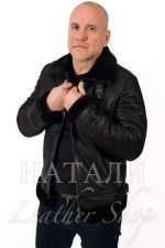 Мъжки кожух Ален Black
