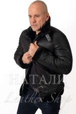 Мъжки кожух Ален Black