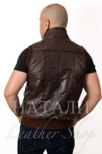Орлин кожен елек Brown