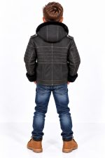 Детски кожух Борис Black