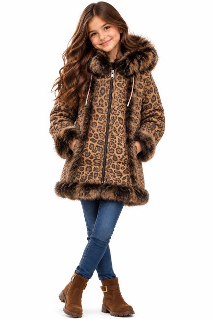 Детски кожух София Brown