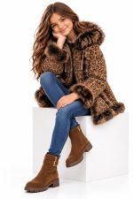 Детски кожух София Brown